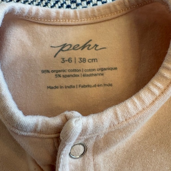 Pehr 2pk Organic Cotton Tie Dye Coverall Suit & Pink Bodysuit Bundle - Picture 11 of 14